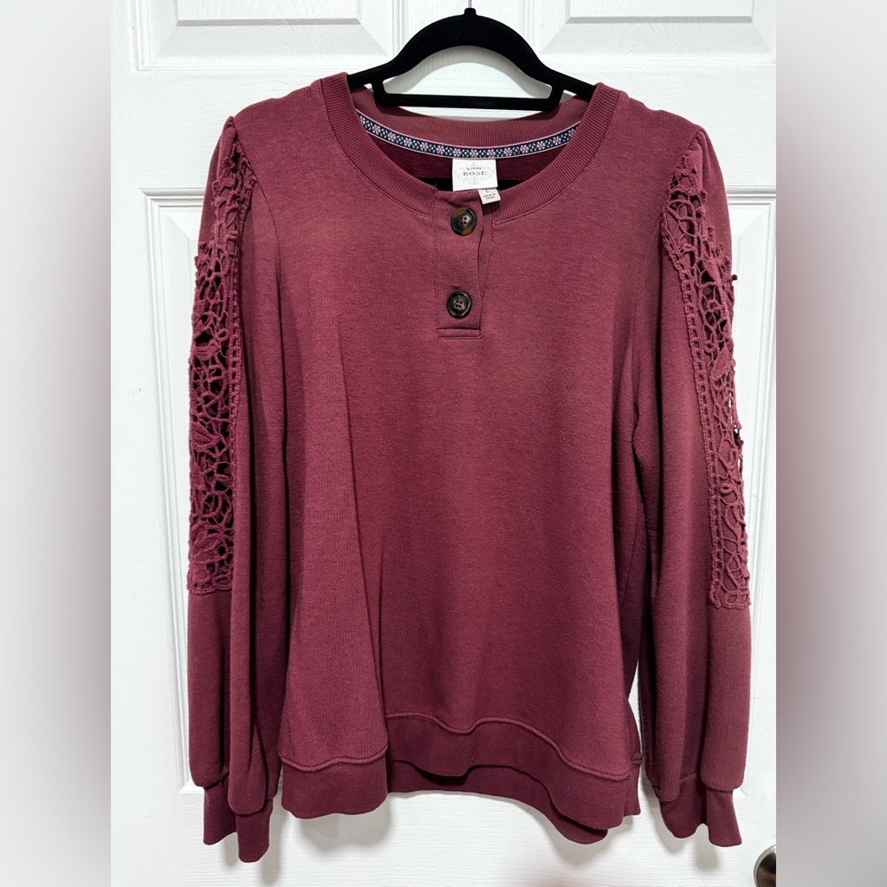 Knox Rose long sleeve sweater sweatshirt L